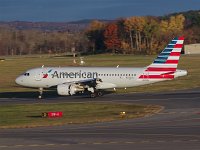 American Airlines - N722US- 1999 Airbus A319-112 - Albany County (ALB), NY - 11/06/16