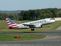 American Airlines - N766US- 2000 Airbus A319-112 - Albany County (ALB), NY - 10/07/16