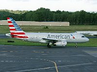 American Airlines - N805AW - 1999 Airbus A319-132 - Albany County (ALB), NY - 07/26/16