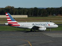 American Airlines - N816AW - 2000 Airbus A319-132 - Albany County (ALB), NY - 10/10/16