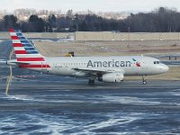 American Airlines - N824AW- 2001 Airbus A319-132 - Albany County (ALB), NY - 01/01/17