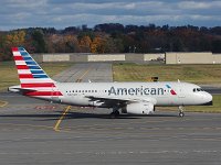 American Airlines - N825AW- 2001 Airbus A319-132 - Albany County (ALB), NY - 11/06/16