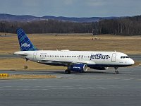 JetBlue - N521JB "Baby Blue"- 2001 Airbus A320-232 - Albany County (ALB), NY - 02/26/17