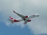 Air Canada Rouge - C-GHLV - 2001 Boeing 767-333(ER) - Broward County (FFL), FL - 04/30/18
