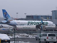 Frontier Airlines - N326FR "Skye the Blue Jay" - 2018 Airbus A320-215N - Albany County (ALB), NY - 11/19/18