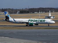 Frontier Airlines - N709FR "Steve the Eagle" - 2016 Airbus A321-211 - Albany County (ALB), NY - 04/03/19