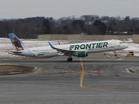 Frontier Airlines - N723FR "Gordon the Golden Eagle"- 2018 Airbus A321-211 - Albany County (ALB), NY - 02/23/19