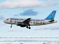 Frontier Airlines - N927FR "Flip the Bottlenose Dolphin" - 2004 Airbus A319-112 - Albany County (ALB), NY - 10/21/18