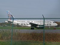Frontier Airlines - N948FR "Pete the Pelican" - 2006 Airbus A319-111 - Albany County (ALB), NY - 11/04/18
