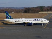 JetBlue - N537JT "Red, White and Blue"- 2002 Airbus A320-232 - Albany County (ALB), NY - 02/27/17