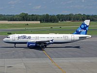 JetBlue - N629JB "Bright Lights, Blue City"- 2005 Airbus A320-232 - Albany County (ALB), NY - 08/26/16