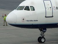 JetBlue - N585JB "I Got Blue Babe" - 2004 Airbus A320-232 - Albany County (ALB), NY - 05/14/17