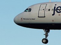 JetBlue - N644JB "Blue Loves Ya, Baby"- 2006 Airbus A320-232 - Albany County (ALB), NY - 10/08/17