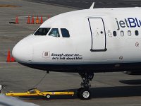 JetBlue - N712JB "Enough about me.... let's talk about blue"- 2008 Airbus A320-232 - Albany County (ALB), NY - 07/20/16