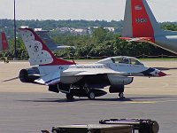 USAF Thunderbirds - Lockheed Martin F-16D - Schenectady County (SCH), NY - 08/23/03