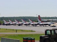 USAF Thunderbirds - Lockheed Martin F-16C - Schenectady County (SCH), NY - 08/23/03