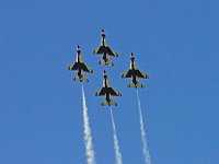 USAF Thunderbirds - Lockheed Martin F-16C - Schenectady County (SCH), NY - 08/23/03