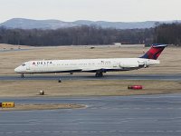 Delta Air Lines - N917DL - 1988 McDonnell Douglas MD-88 - Albany County (ALB), NY - 03/09/17