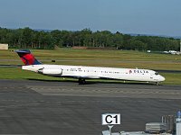 Delta Air Lines - N939DL - 1989 McDonnell Douglas MD-88 - Albany County (ALB), NY - 07/27/16