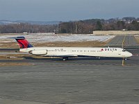 Delta Air Lines - N943DL - 1989 McDonnell Douglas MD-88 - Albany County (ALB), NY - 03/21/17