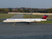 Delta Air Lines - N954DL - 1990 McDonnell Douglas MD-88 - Albany County (ALB), NY - 11/02/16