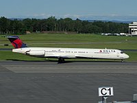 Delta Air Lines - N956DL - 1990 McDonnell Douglas MD-88 - Albany County (ALB), NY - 07/30/17