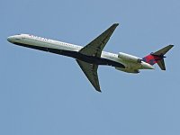 Delta Air Lines - N970DL - 1990 McDonnell Douglas MD-88 - Albany County (ALB), NY - 08/26/17